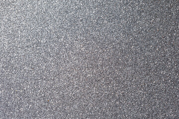 Shiny Silver Glitter Texture Close-Up Background