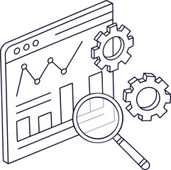 SEO Web Optimization Vector Illustration