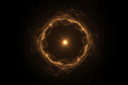 Spectacular ring nebula s ethereal glow illuminates the cosmic void in stunning detail