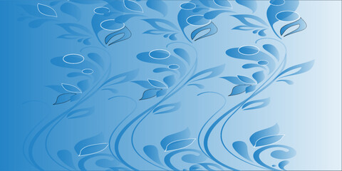 Spring colors background with floral decoration