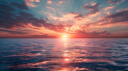 Concept of new beginnings in 2026 showing sunrise over horizon symbolizing hope growth and positive energy