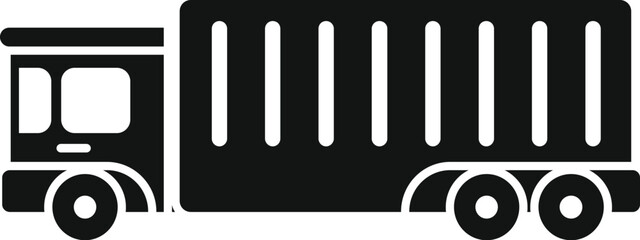 Cargo truck transporting goods, ensuring efficient and timely delivery across the country