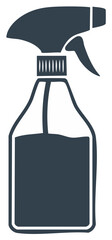 Cleaning Spray Bottle Icon Illustration