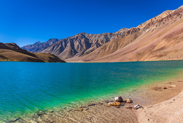 Chandratal or  Lake of the moon is a high altitude lake located at 4300m in Himalayas of Spiti Valley, Himachal Pradesh, India. The name of Lake originated due to its crescent moon like shape.