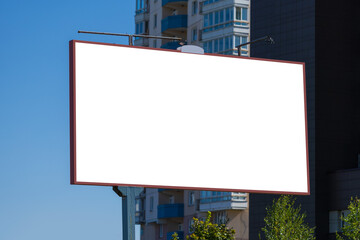Background for design, billboards on city streets and along roads