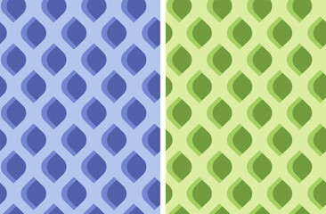 Vector seamless abstract pattern with metallic mesh. Retro seamless pattern. Vector texture in retro style.