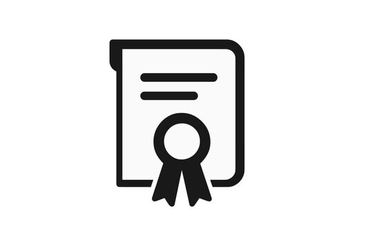 Certificate design featuring a ribbon seal symbolizing achievement and recognition for educational accomplishments