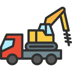 Naklejka premium Towing Icon