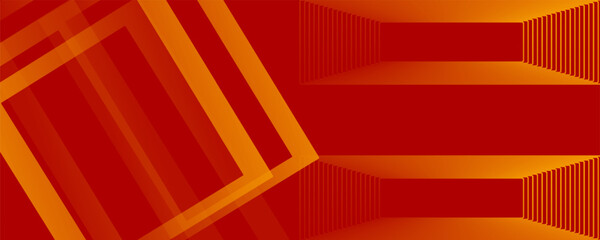 Geometric abstract red background. Vector illustration