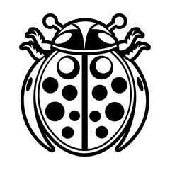 Glyph Style Ladybug Icons