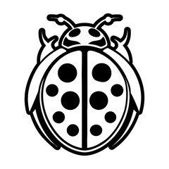 Glyph Style Ladybug Symbols