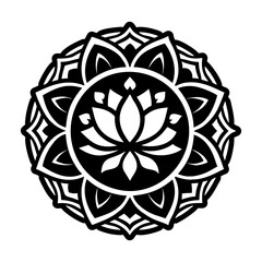 Glyph Style Lotus Logos