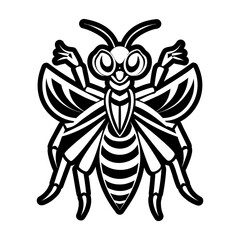 Glyph Style Mantis Logos