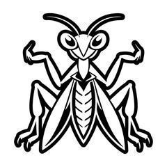  Glyph Style Mantis Symbols 