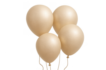 Golden glitter balloons bunch celebrating party event