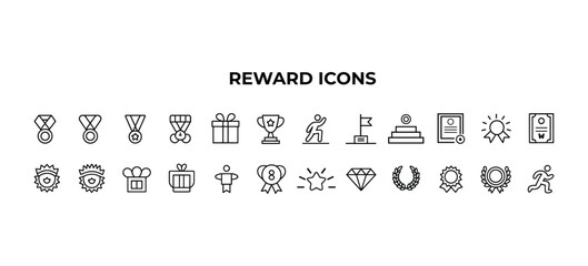 Reward and Achievement Icons Collection