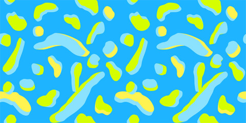 Seamless Cool Trendy Abstract Pattern Vector Illustration Background