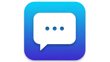 Chat bubble icon message notification speech bubble vector graphic communication design element app ui 100