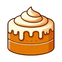 
gingerbread cake illustration design