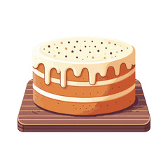 
gingerbread cake illustration design