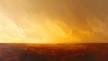 Simple gradient background from dark brown to soft yellow, smooth transition and color balance