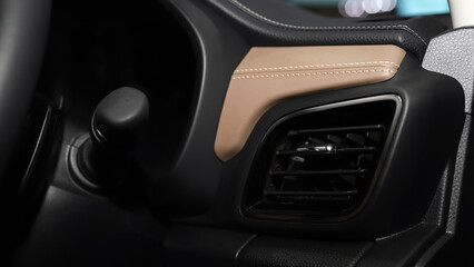 Naklejka premium Car air conditioning systems should be maintained regularly to ensure efficient operation and extend their lifespan.