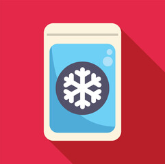 Freezer bag showing a snowflake symbol for cold food storage