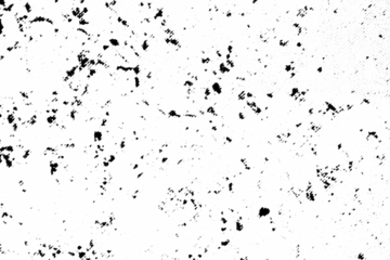 Macro halftone print of irregular black ink speckles scattered across a transparent background. With softened focus, the pattern resembles worn paper, dust, or weathered grain.