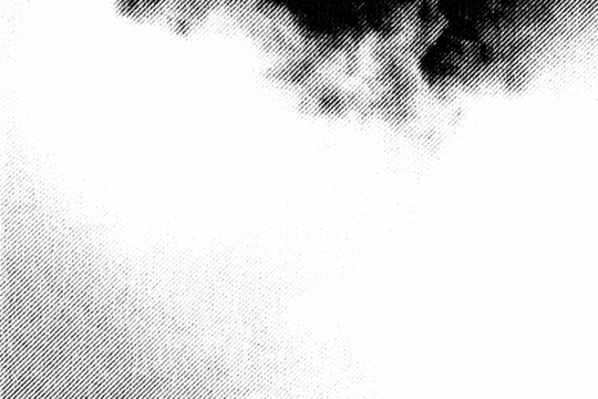 Macro halftone print showing a soft cloud edge fading into bright space, formed by thin diagonal lines on a transparent background with delicate gradients. - Powered by Adobe