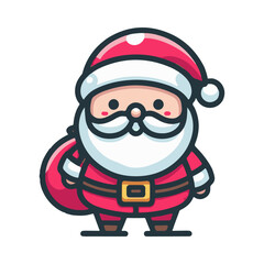 Santa Claus illustration design