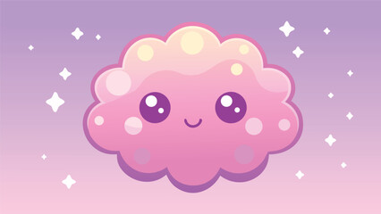 Soft lilac pink dreamy gradient banner with kawaii aesthetic and pastel colors