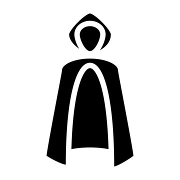 Invisibility Cloak Vector Glyph Icon Design