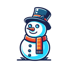 snowman illustration design