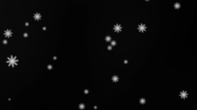 [Side] Snow falling video 