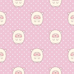 A cute pastel coquette seamless pattern featuring soft ribbons, bows, hearts, and delicate decorative elements. Perfect for gift wrapping, scrapbook paper, stationery design, textile prints, and girly