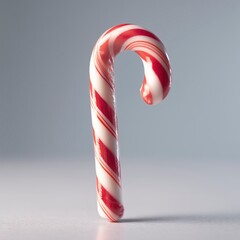 Candy Cane Christmas Element Isolated