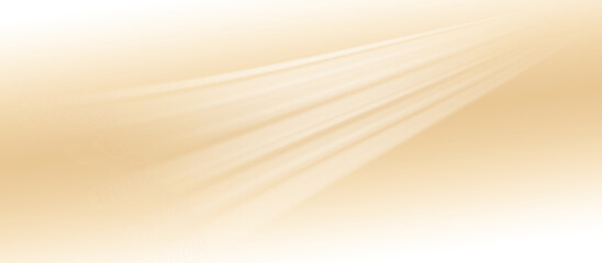 Light rays yellow overlay effect isolated on a transparent background 