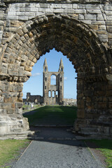 Ruins of St Andrews Cathedral, Scotland