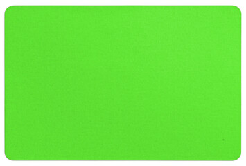 Flat Green Sticker with Rounded Corners