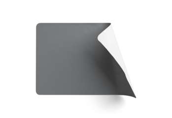 Top-Right Peel Grey Sticker