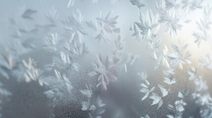 Minimal Silver Frosted Christmas Background