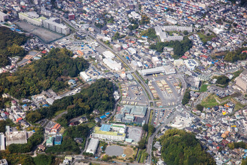 横浜市戸塚区舞岡町付近を空撮