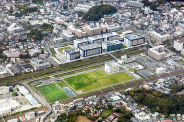 横浜市戸塚区のライフサイエンスパーク横浜付近を空撮
