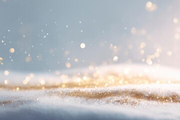 Soft Minimal Christmas White Glow Background