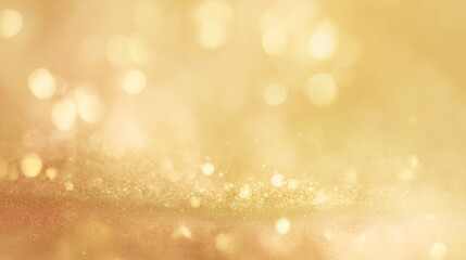 Minimal Champagne Gold Christmas Gradient