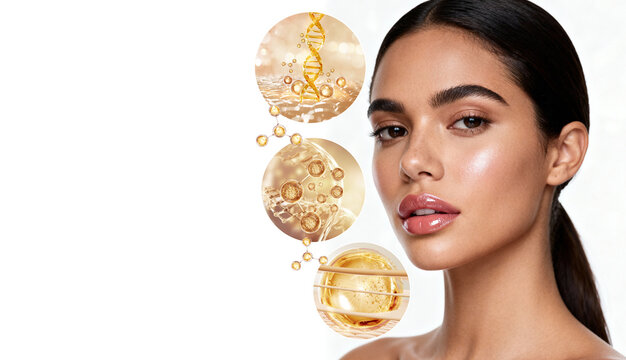 cosmetics face treatment concept