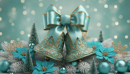 christmas background with gift box