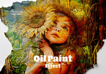 Oil Paint Photo Effect