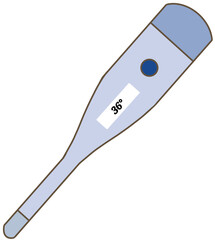 thermometer isolated on white