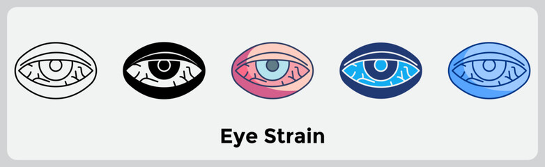 Fototapeta premium Eye Strain